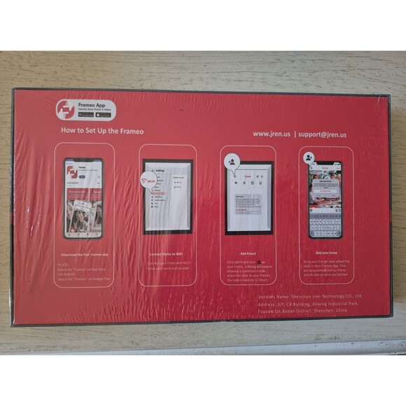 HD WiFi Digital Smart Picture Frame 10.1” - Picture 3 of 3